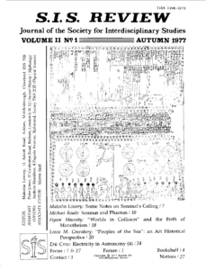 SIS Review 1977 v2 n1 cover