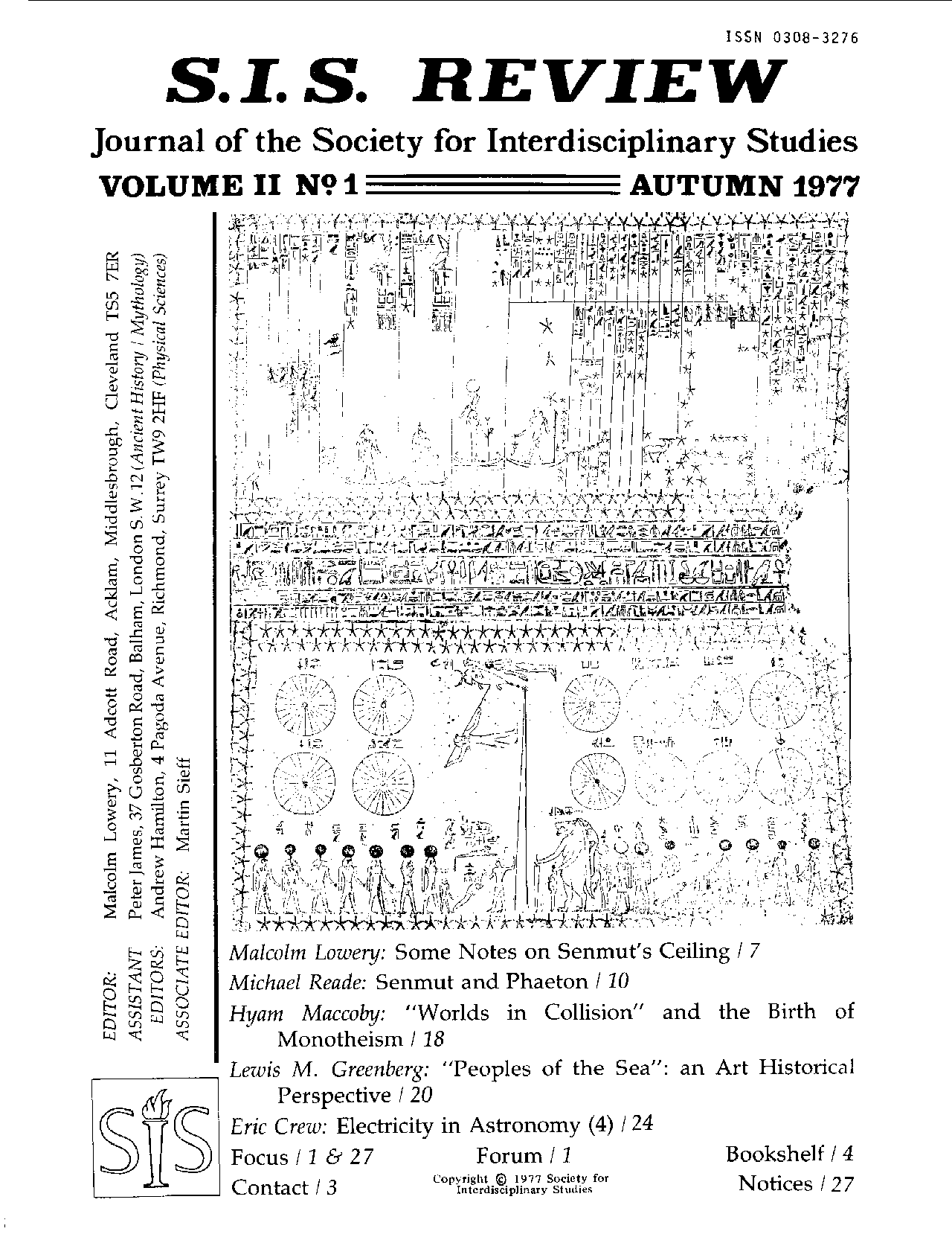 SIS Review 1977 v2 n1 cover