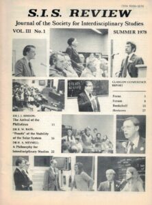 SIS Review 1978 v3 n1 cover