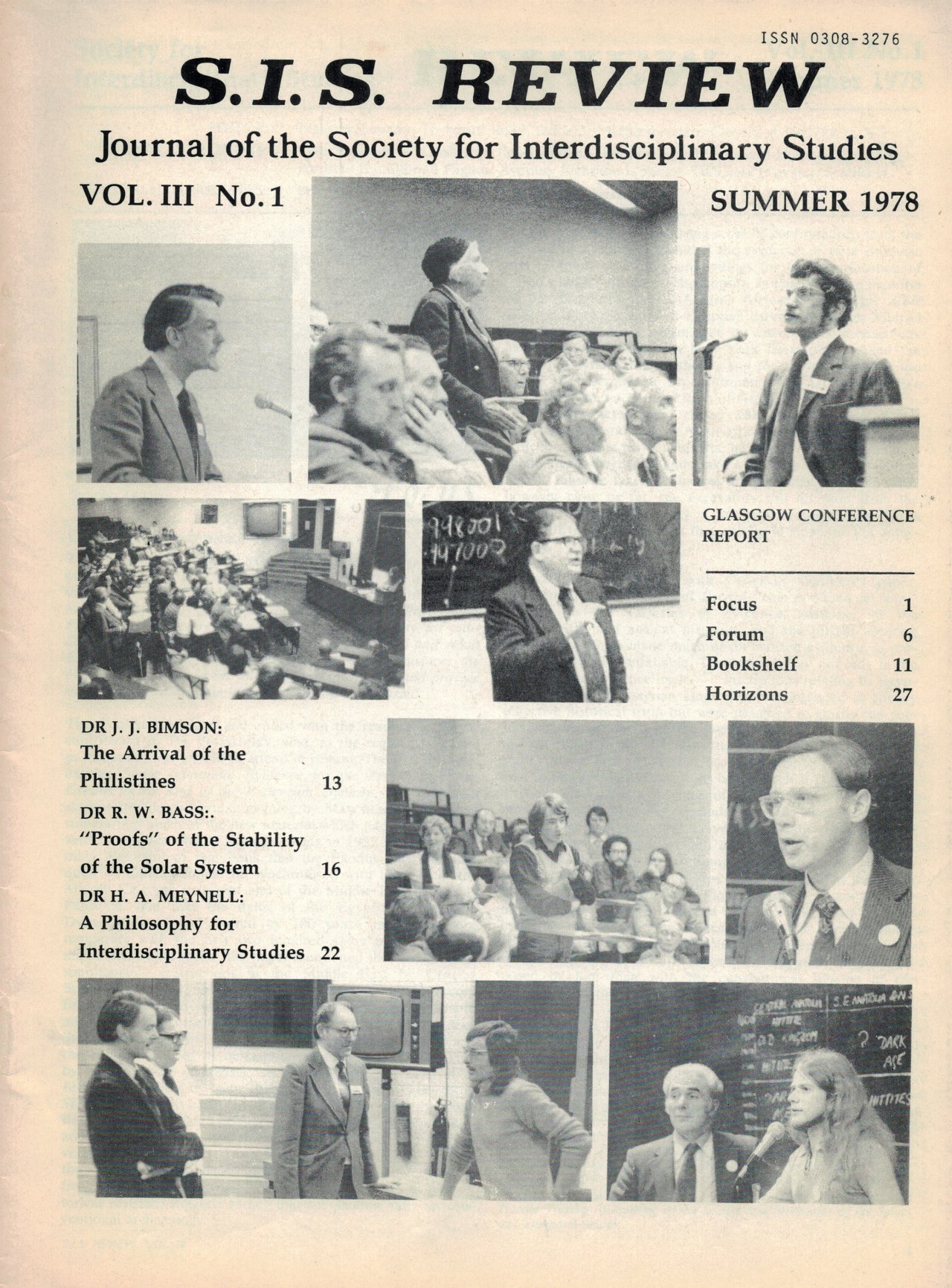 SIS Review 1978 v3 n1 cover