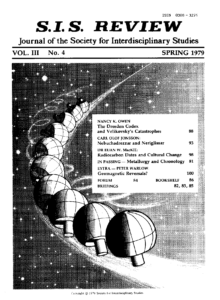 SIS Review 1979 v3 n4 cover