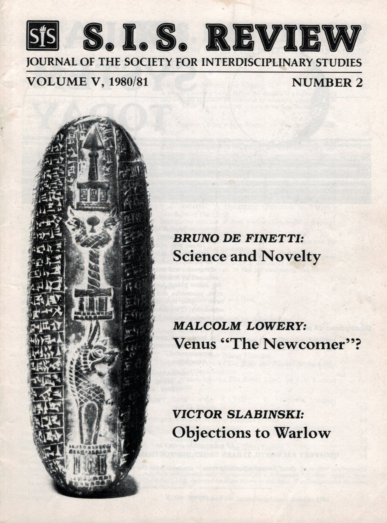 SIS Review 1980 v5 n2 cover