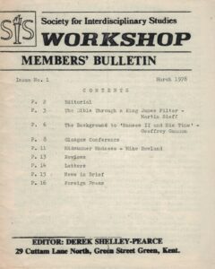 SIS workshop 1 cover