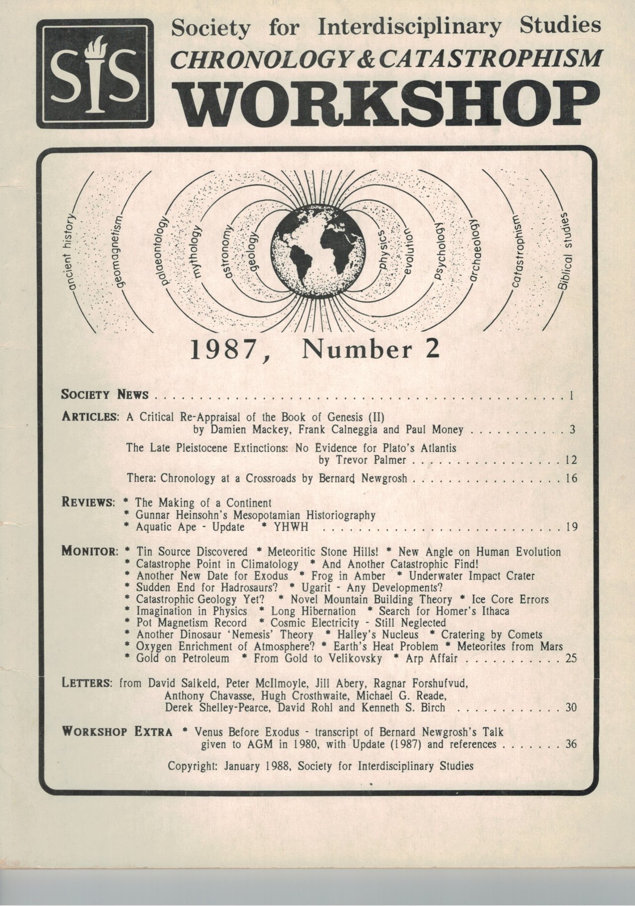 SIS workshop 1987-2 cover